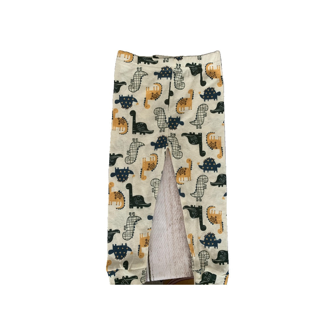 Chick Pea Boys Dinosaur | Navy Blue | Yellow Pajamas Size: 18 months Dinosaur | Navy Blue | Yellow