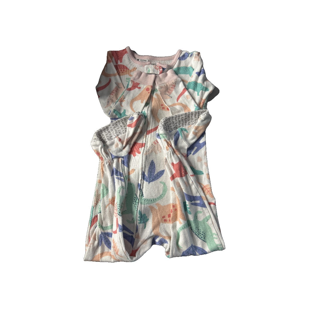 Carters Girls Dinosaur | Pink floral | purple | Light Blue Pajamas Size: 3T Dinosaur | Pink floral | purple | Light Blue