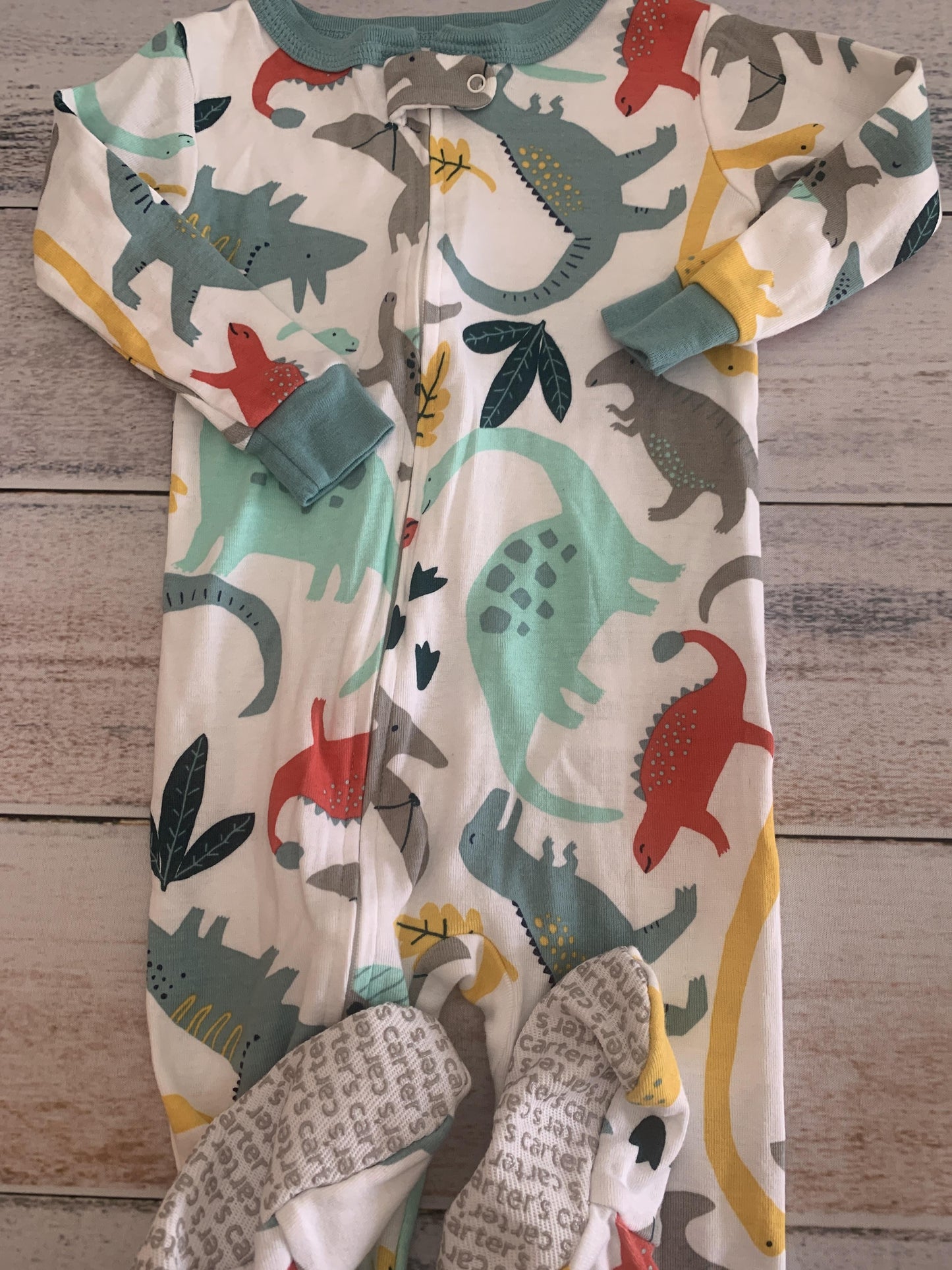 Carters Unisex Dinosaur Pajamas Size: 18 months Dinosaur