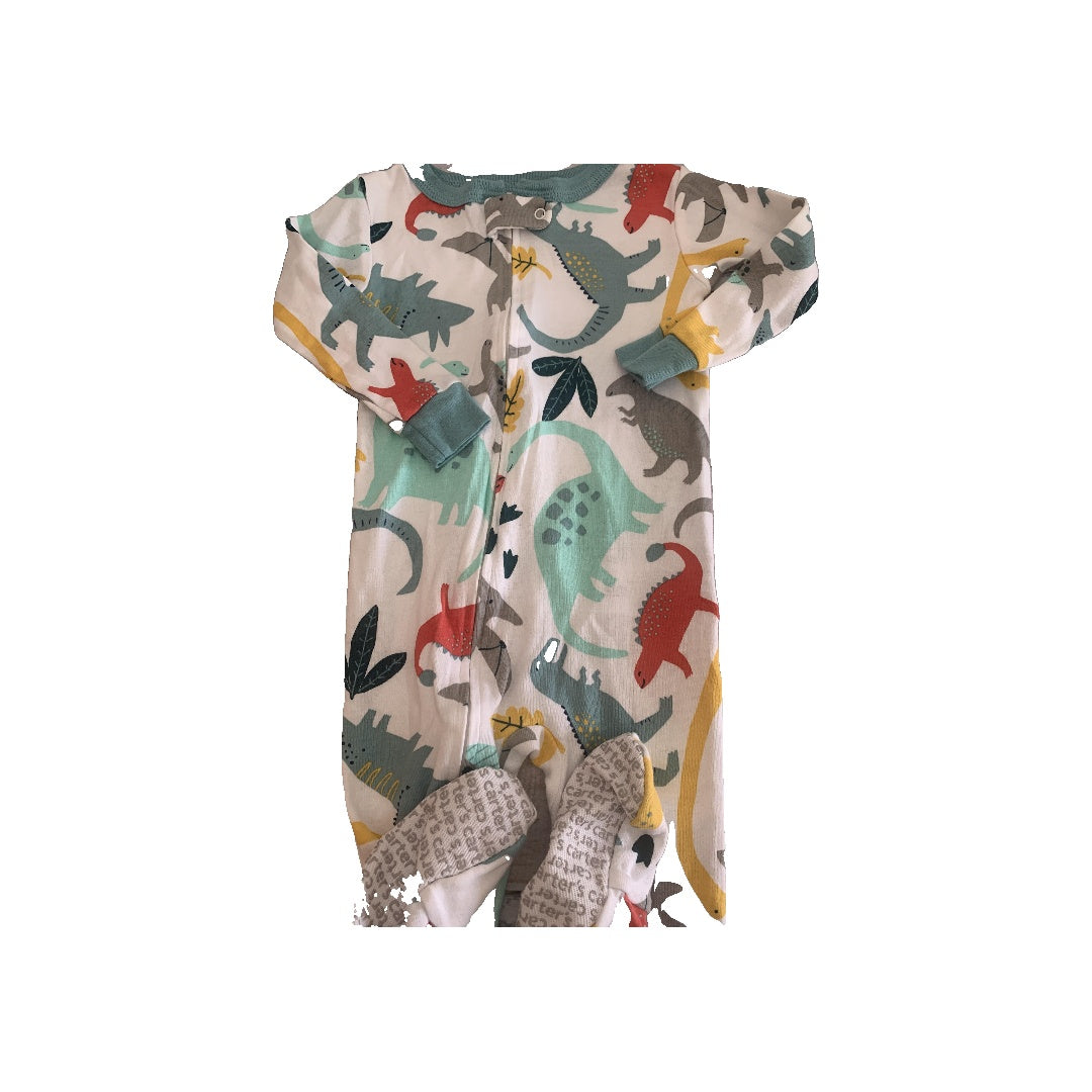 Carters Unisex Dinosaur Pajamas Size: 18 months Dinosaur