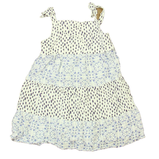 dip Girls Blue | White Dress Size: 12 - 18 Months Blue | White