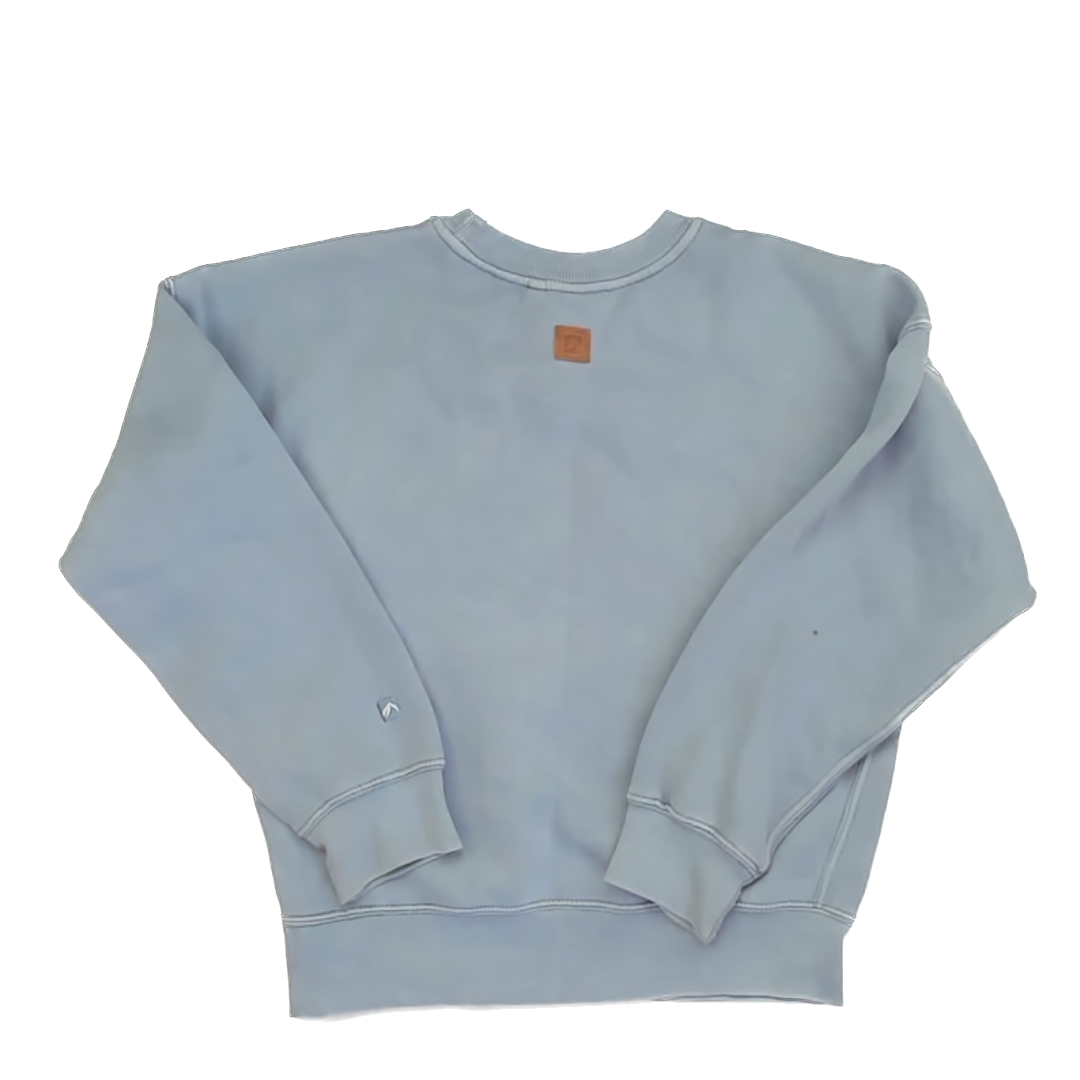 Outfitter Trading Co. Girls Dusty Blue Sweatshirt Size: Medium (6-8 Years) Dusty Blue