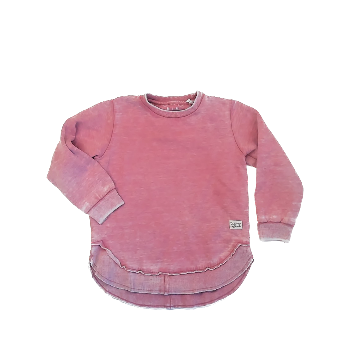 Royce Girls Dusty Pink Sweatshirt Size: M (8-9) Dusty Pink