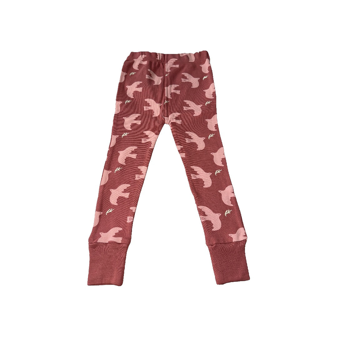 Parade Girls Dusty Rose | Birds Pajamas Size: 2T Dusty Rose | Birds