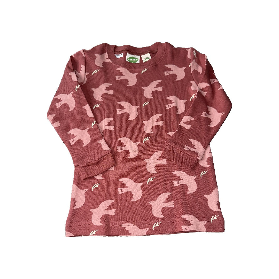 Parade Girls Dusty Rose | Birds Pajamas Size: 2T Dusty Rose | Birds