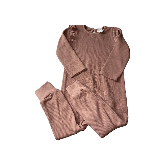 Colored Organics Girls Dusty Rose Long Sleeve Outfit Size: 18-24 months Dusty Rose