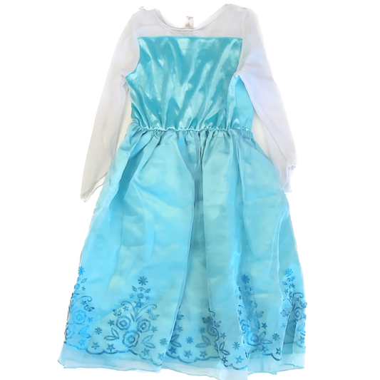 Unknown Girls Elsa Princess Costume Size: EU 130 (7 Years) Elsa Princess