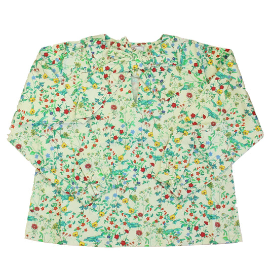 Classic Prep Girls Fall Floral Blouse Size: 6-14 Years