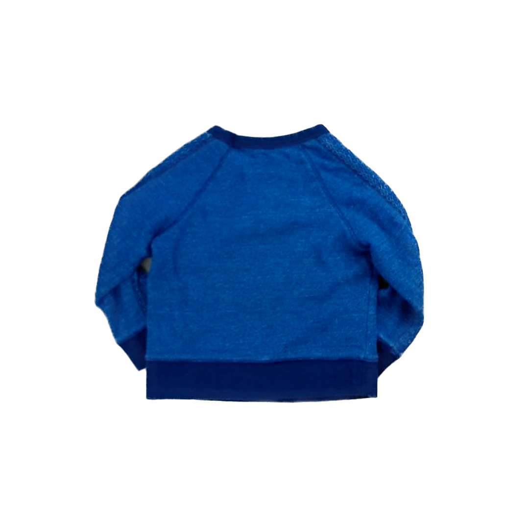 Rockets Of Awesome Boys Faux Denim Sweater Size: 3T Faux Denim