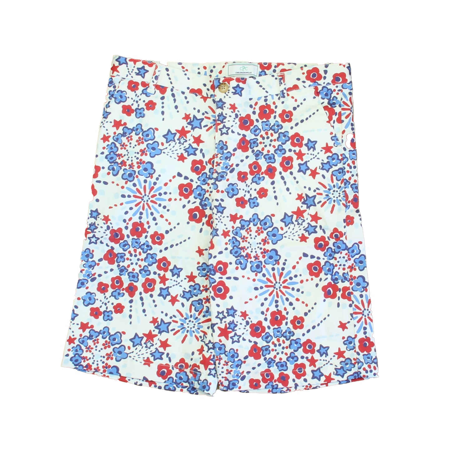 Classic Prep Boys Firecracker Floral Print Shorts Size: 6-14 Years