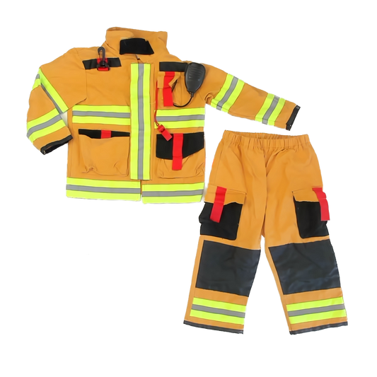 Teetot Unisex Fireman Costume Size: 3-4T Fireman