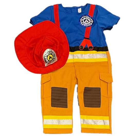 Unknown Brand Boys Fireman Costume Size: 12 Months