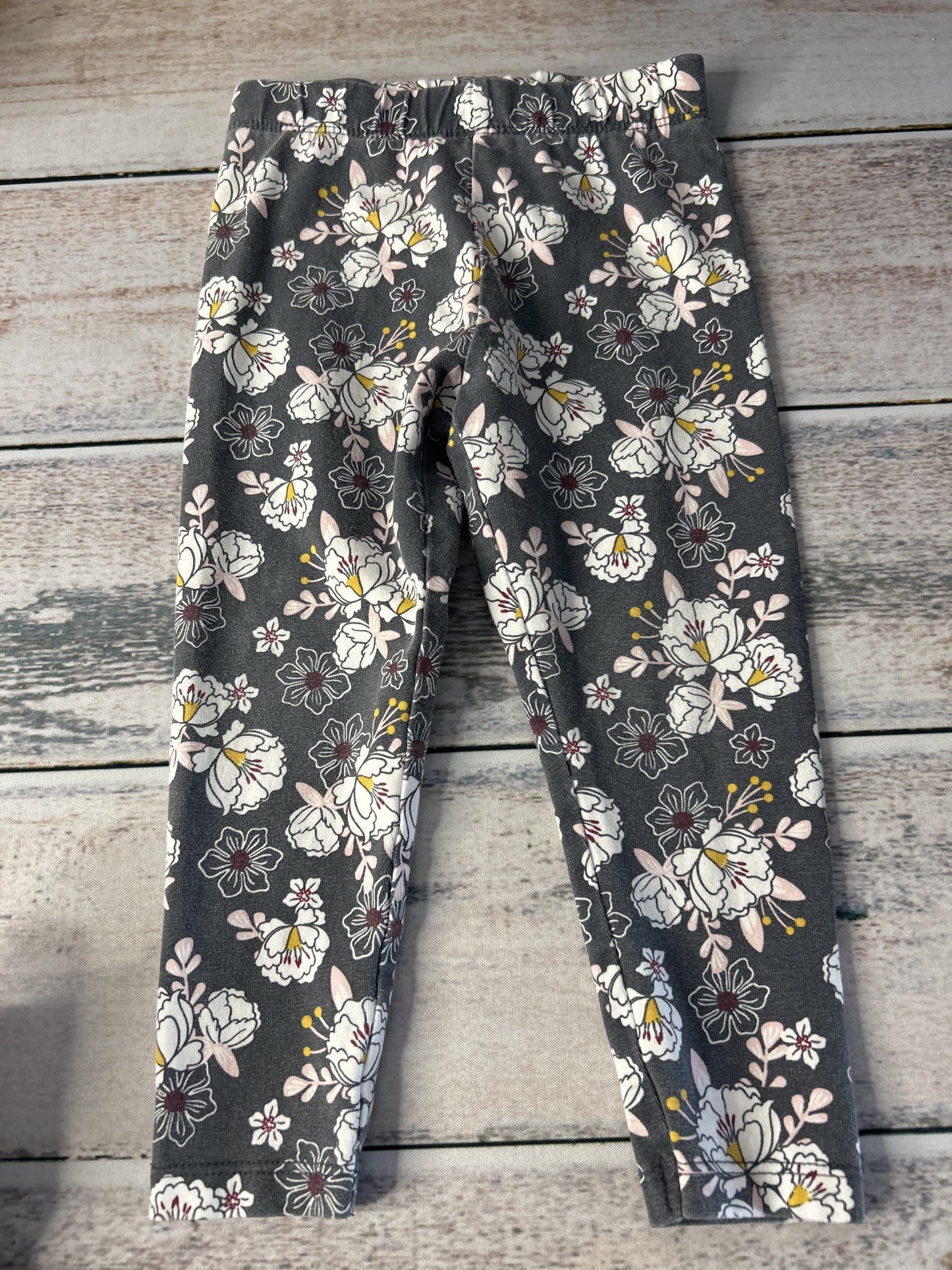 Girls Floral | Grey Pants Size: 12-18 months Floral | Grey