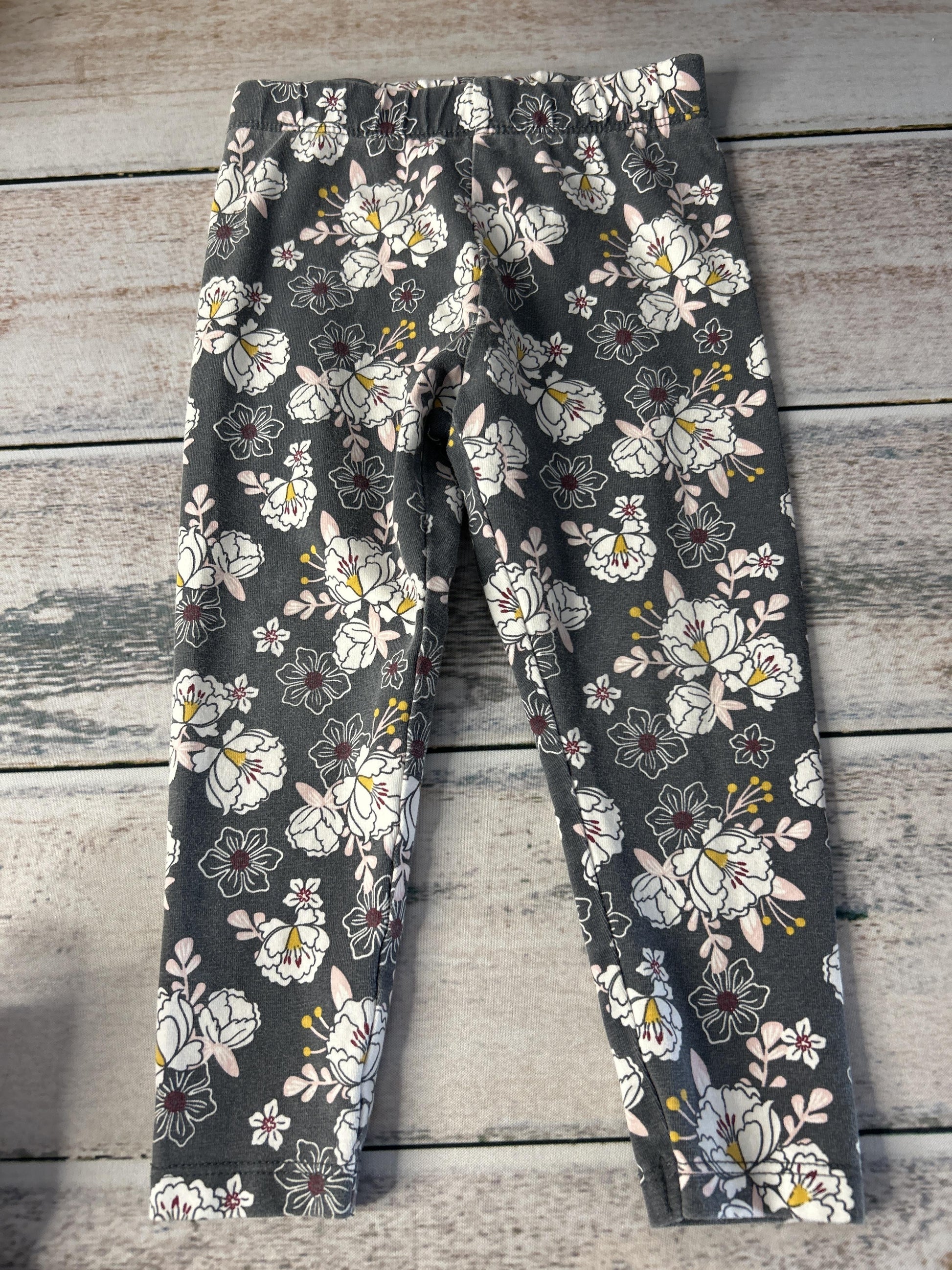 Girls Floral | Grey Pants Size: 12-18 months Floral | Grey
