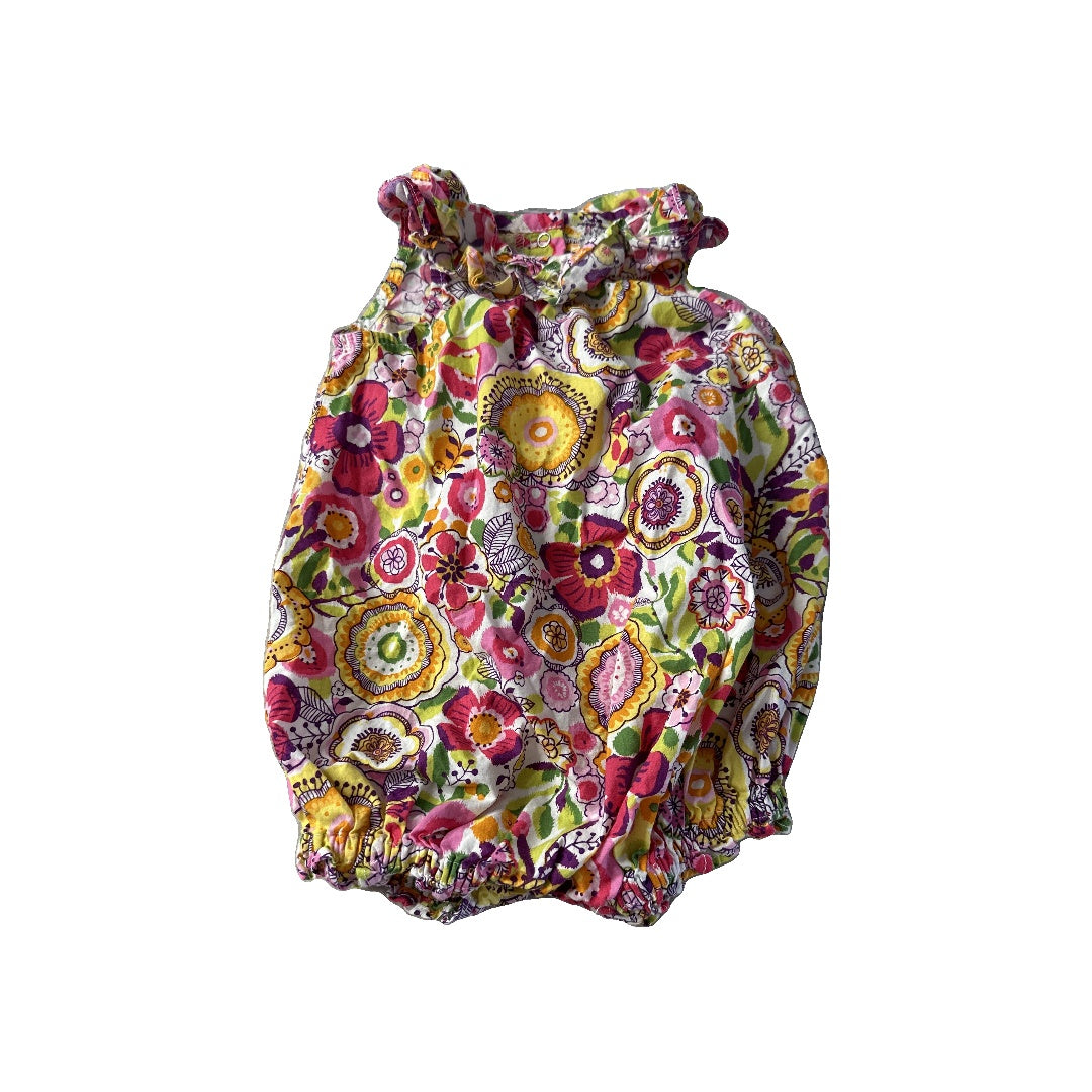 Vera Bradley Girls Floral | pink | green Romper Size: 0-3 months Floral | pink | green