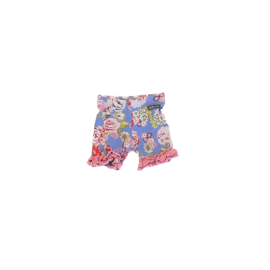 Matilda Jane Girls Floral Ruffle Cargo Shorts Size: 4T Floral Ruffle