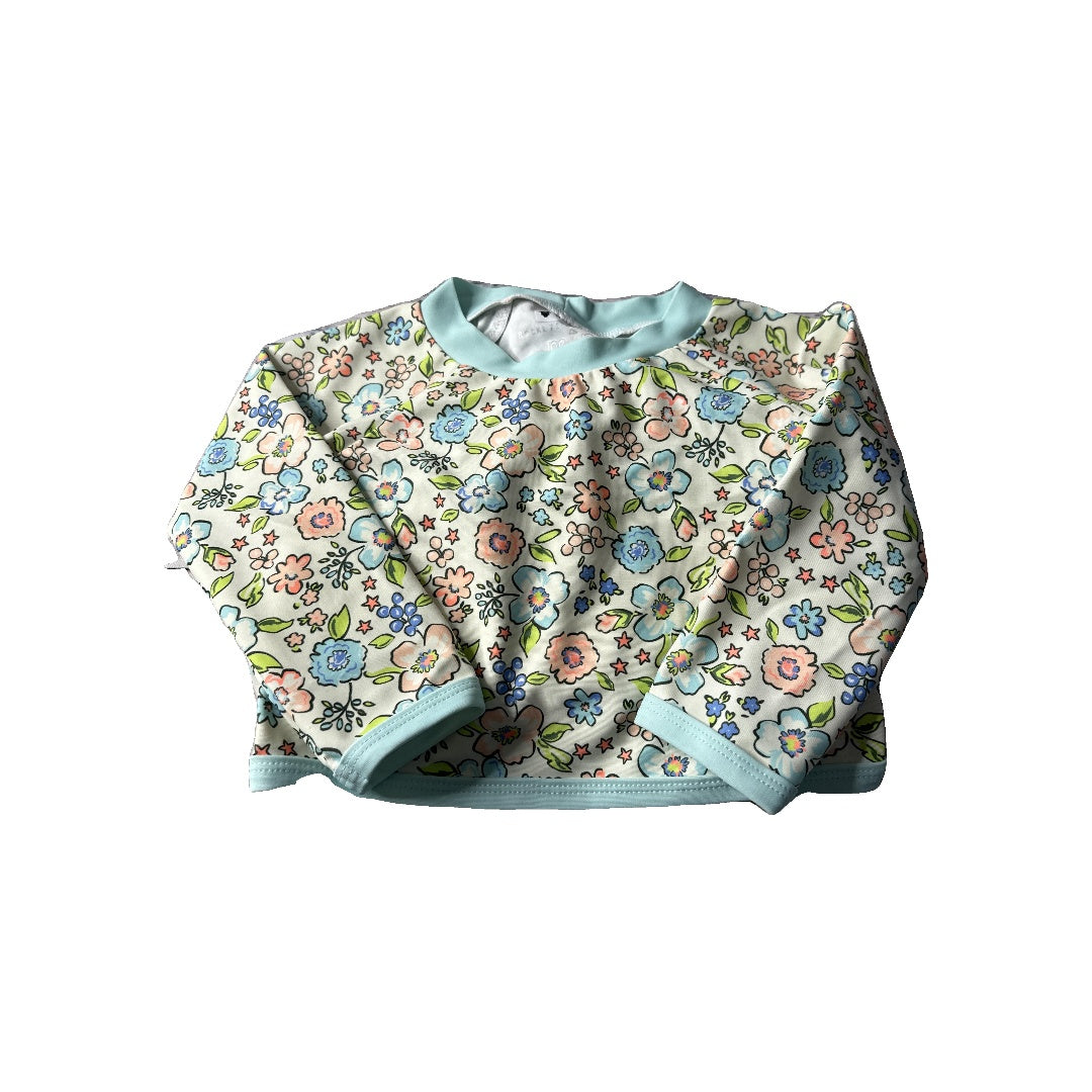 Rockets of Awesome Girls Floral | Turquoise Swimwear Size: 12-18 months Floral | Turquoise