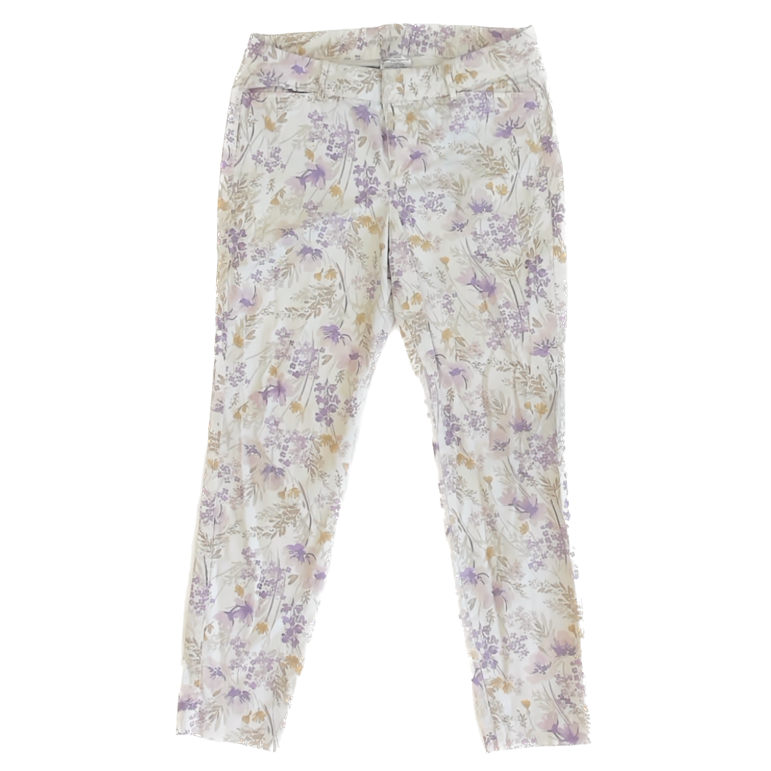 Old Navy Girls Floral Slacks Size: Sz 4 Regular Floral