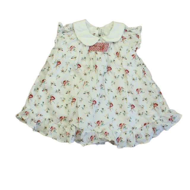 Janie and Jack Girls Floral Dress Size: 12-18 Months