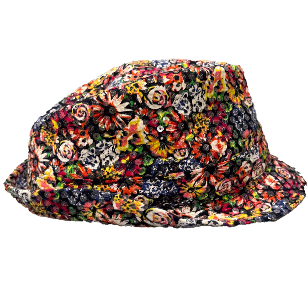 Disney Girls Floral Hat Size: 4-6 Years Floral