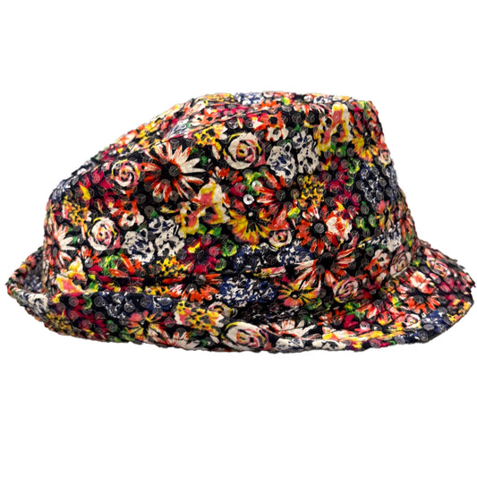Disney Girls Floral Hat Size: 4-6 Years Floral