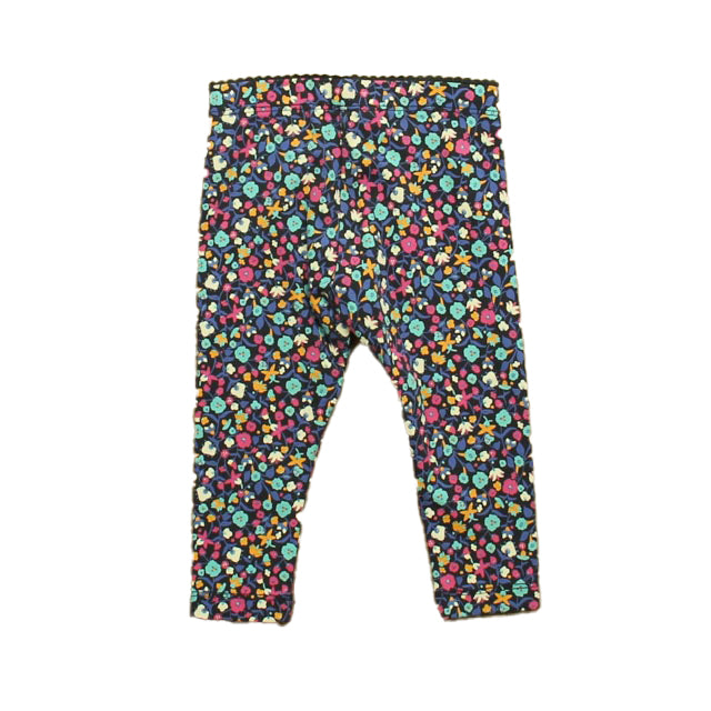 Tea Girls Floral Leggings Size: 6-9 Months