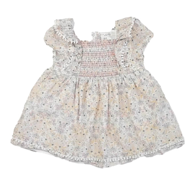 Max Studio Girls Floral Blouse Size: 3T Floral