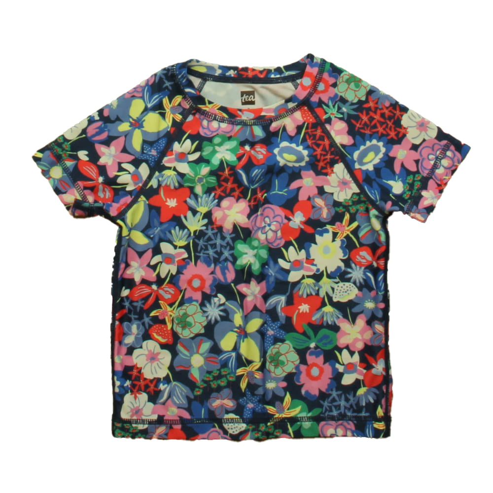 Tea Girls Floral Rashguard Size: 3T Floral
