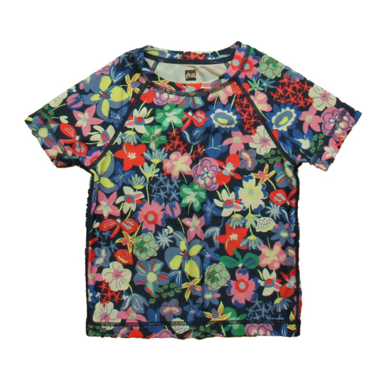 Tea Girls Floral Rashguard Size: 3T Floral