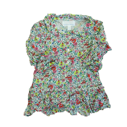 Rockets Of Awesome Girls Floral Button Down Long Sleeve Size: 2T Floral