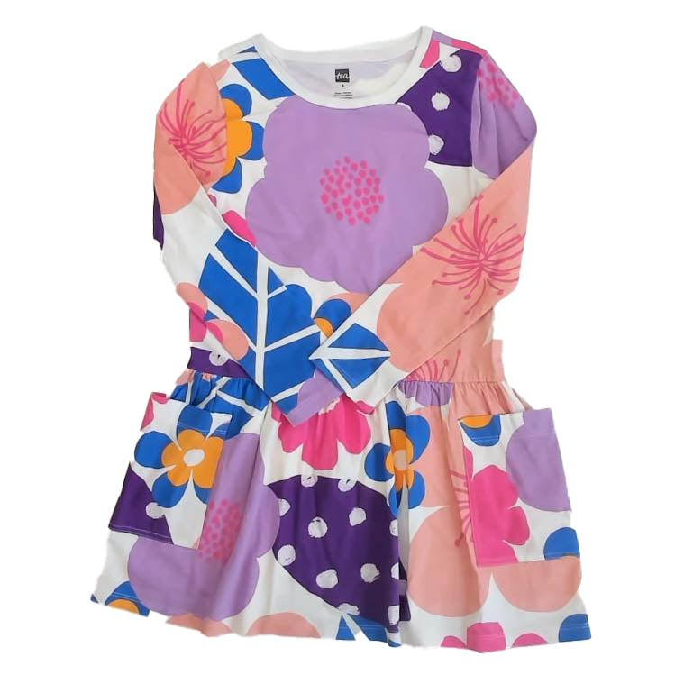 Tea Collection Girls Floral Dress Size: 5T Floral
