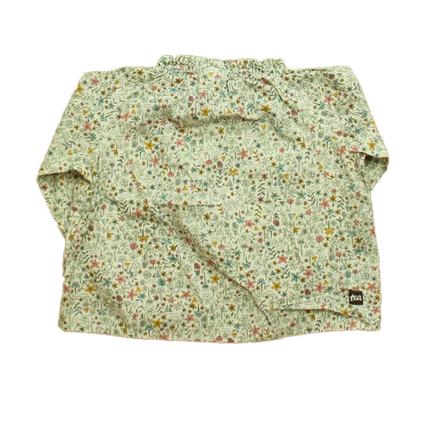 Tea Girls Floral Long Sleeve Shirt Size: 2T