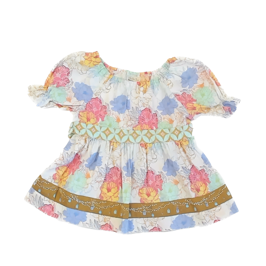 Matilda Jane Girls Floral Blouse Size: 6 Years Floral