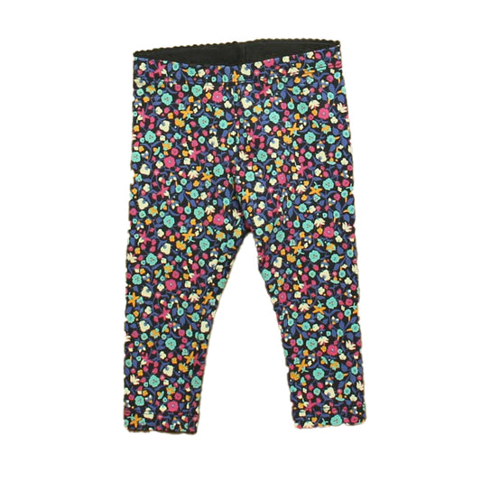 Tea Girls Floral Leggings Size: 6-9 Months