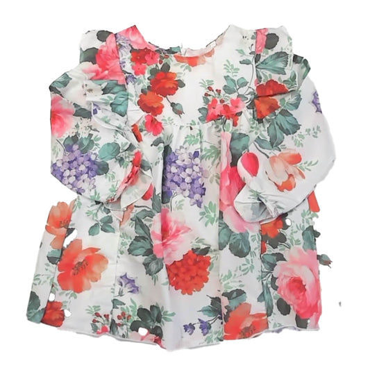 Unknown Brand Girls Floral Dress Size: 3-4T Floral