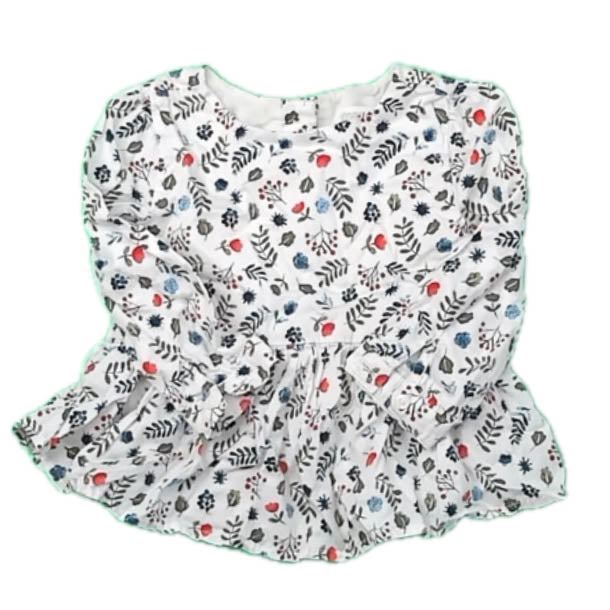 Gymboree Girls Floral Blouse Size: 18-24 Months Floral