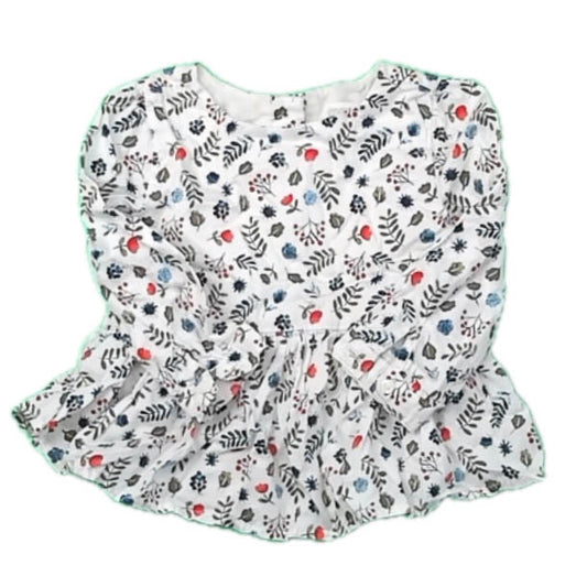 Gymboree Girls Floral Blouse Size: 18-24 Months Floral