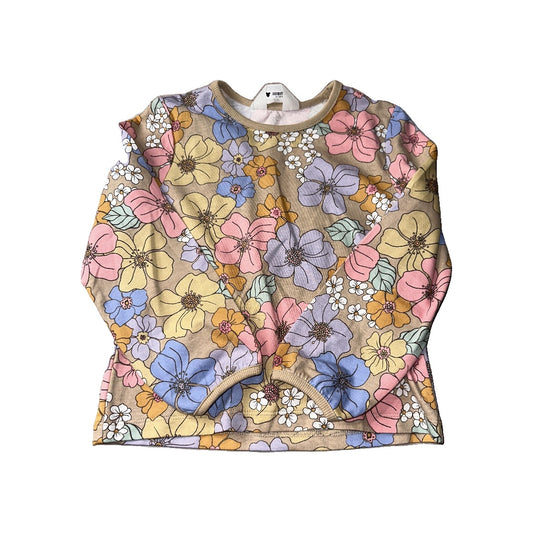 H&M Girls Floral Long Sleeve Shirt Size: 5T Floral