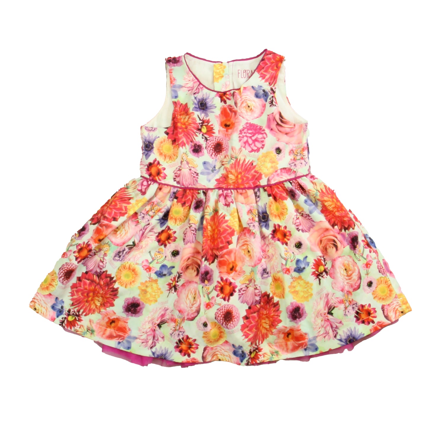 Florabelle Girls Floral Dress Size: 2T Floral