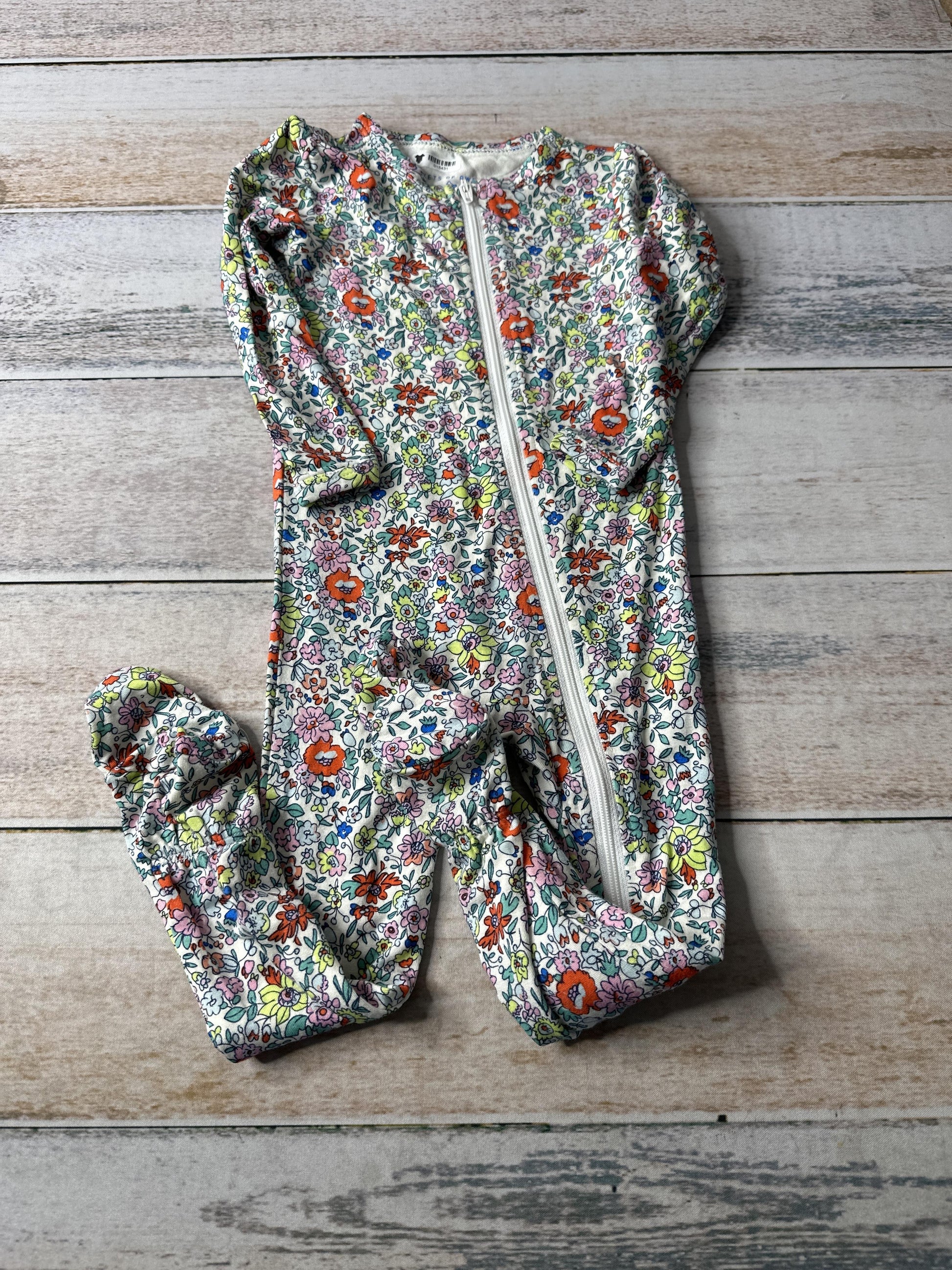 Rockets of Awesome Girls Floral Pajamas Size: 6-12 months Floral