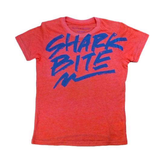 Rockets Of Awesome Boys Florescent Orange | Shark Bite T-Shirt Size: 8 Years Florescent Orange | Shark Bite