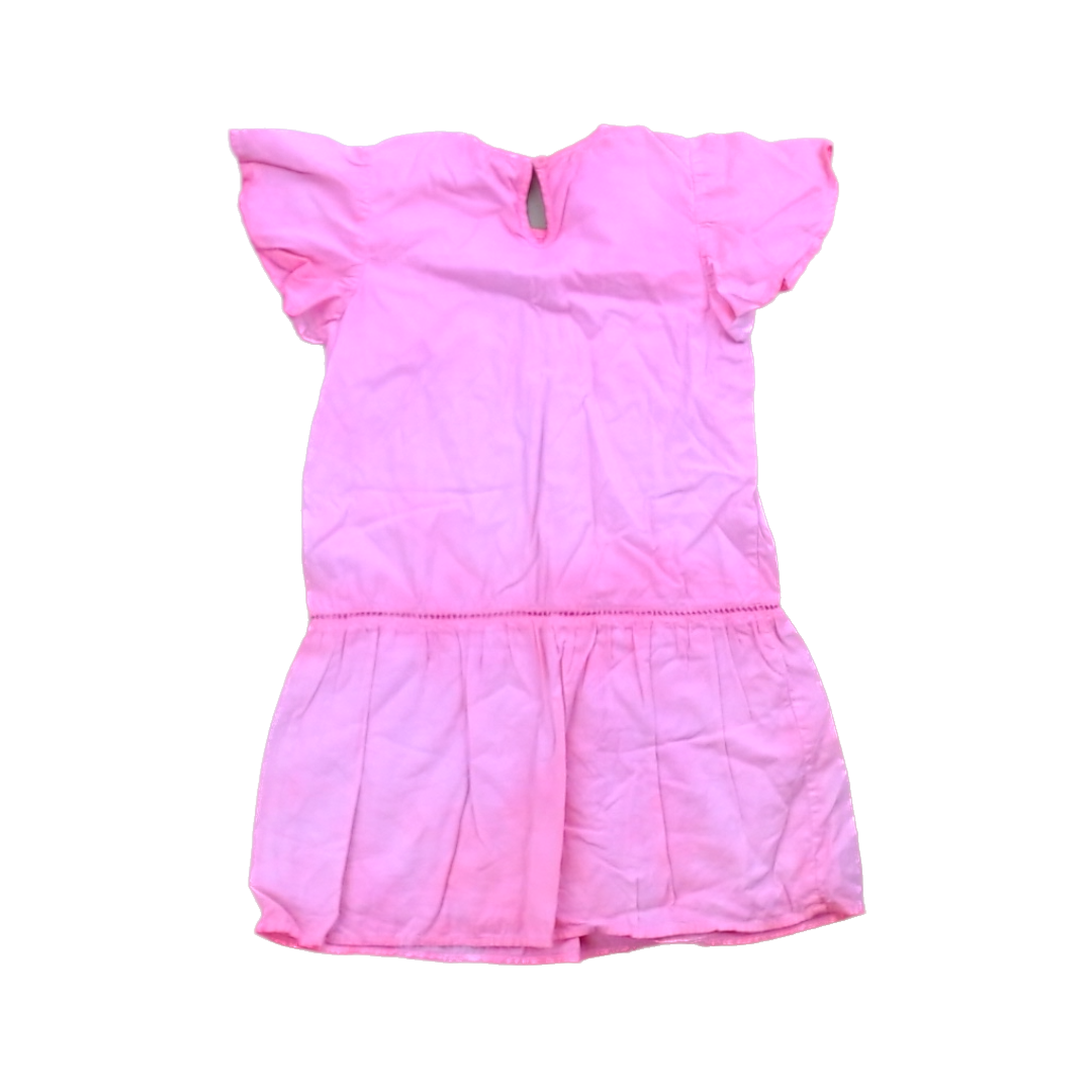 Rockets Of Awesome Girls Florescent Pink Dress Size: 7 Years Florescent Pink