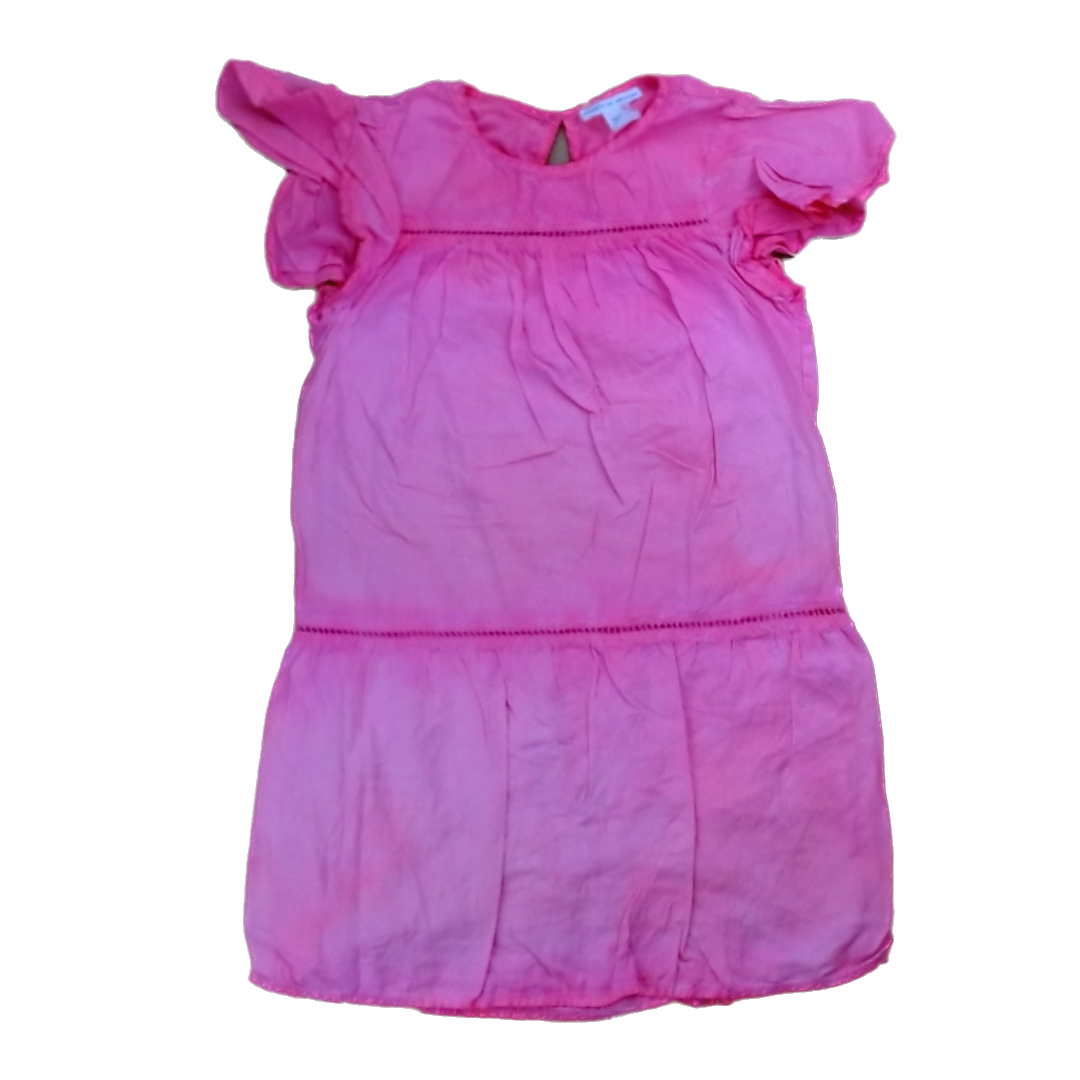 Rockets Of Awesome Girls Florescent Pink Dress Size: 7 Years Florescent Pink