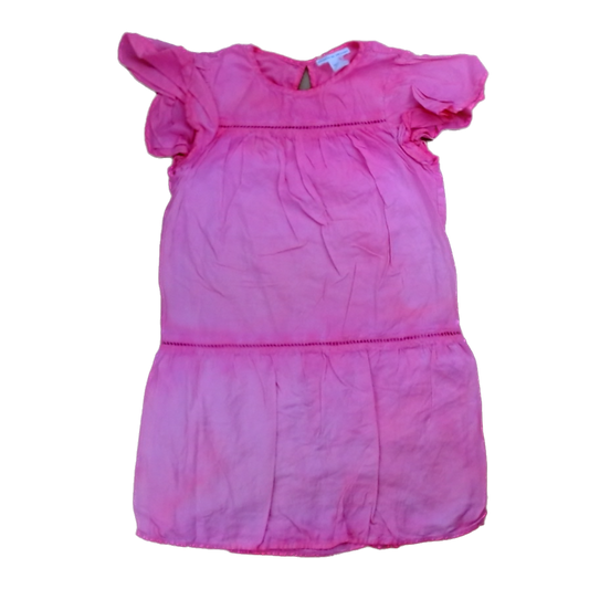 Rockets Of Awesome Girls Florescent Pink Dress Size: 7 Years Florescent Pink
