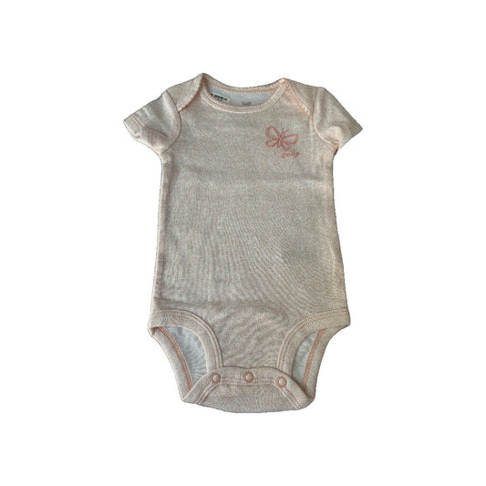 Just Born Girls Flowers | pink Onesie Size: 3 months Flowers | pink