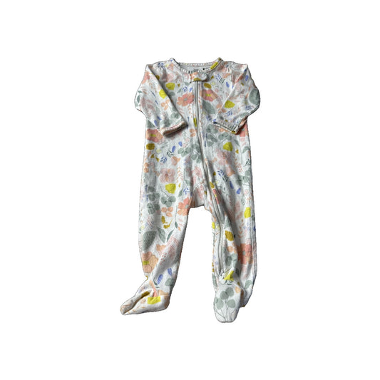 Carters Girls Flowers Pajamas Size: 9 months Flowers
