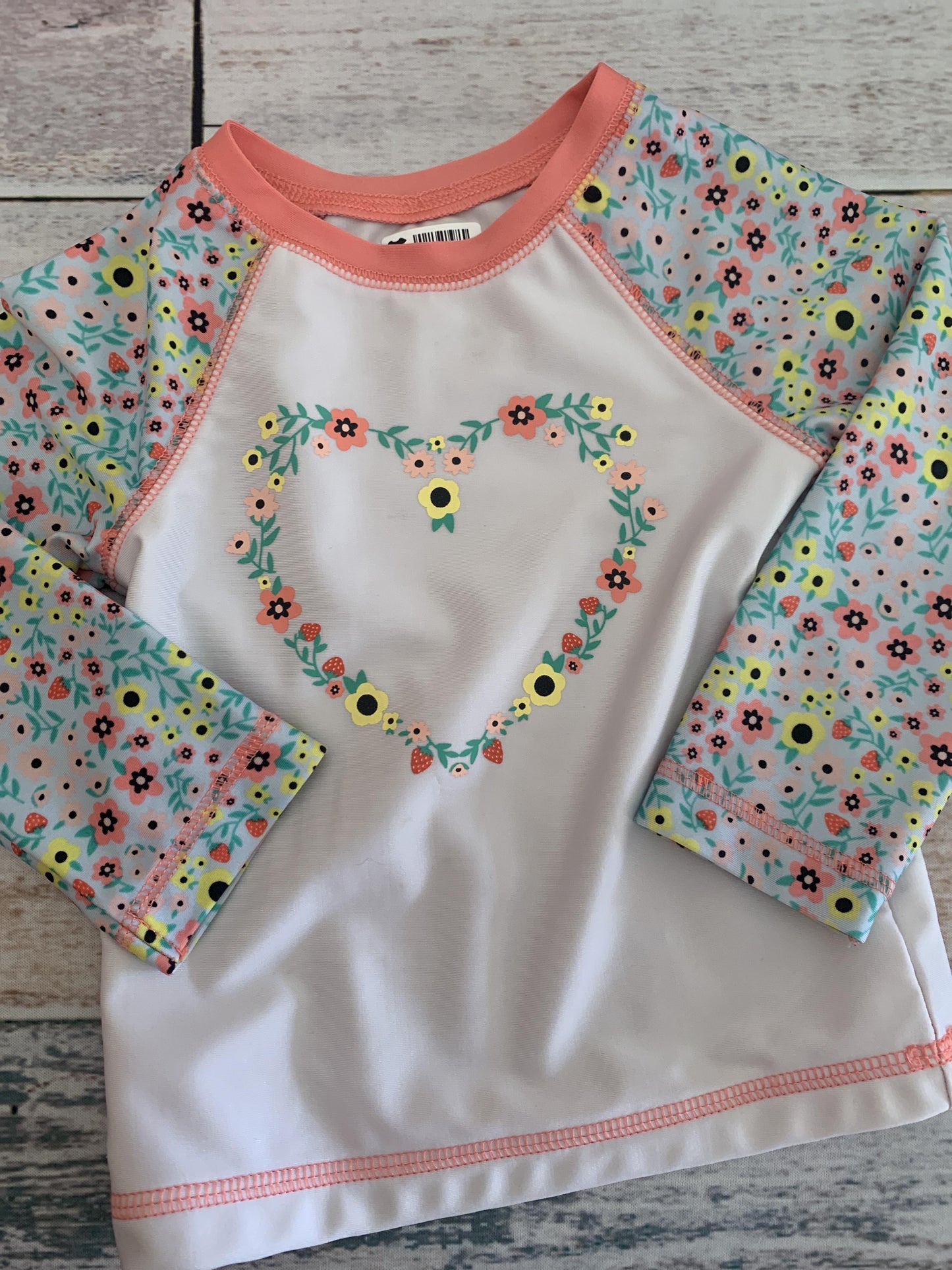 Cat & Jack Girls Flowers Swimwear Size: 18 months Flowers