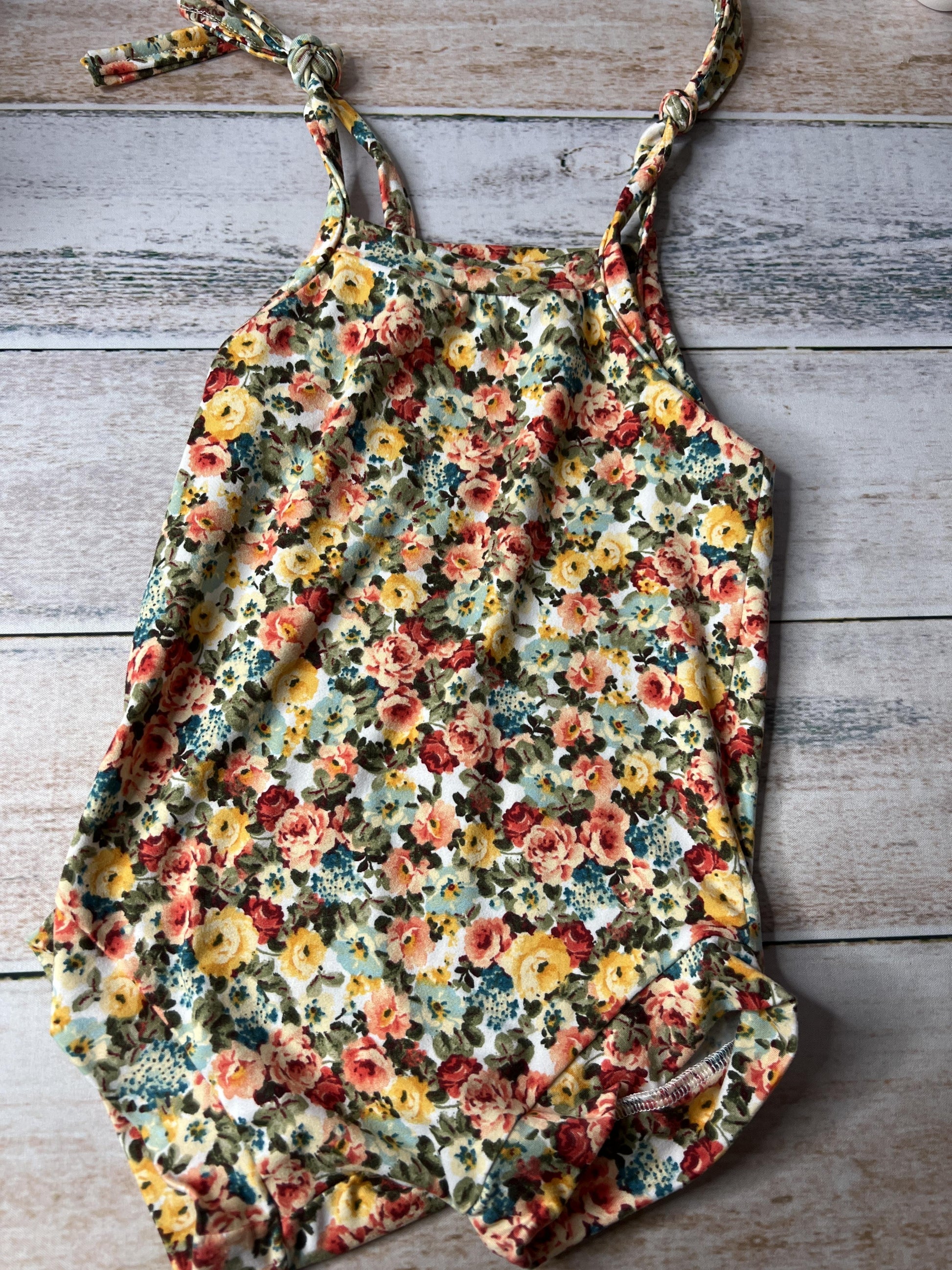 Girls Flowers Romper Size: 24 months Flowers