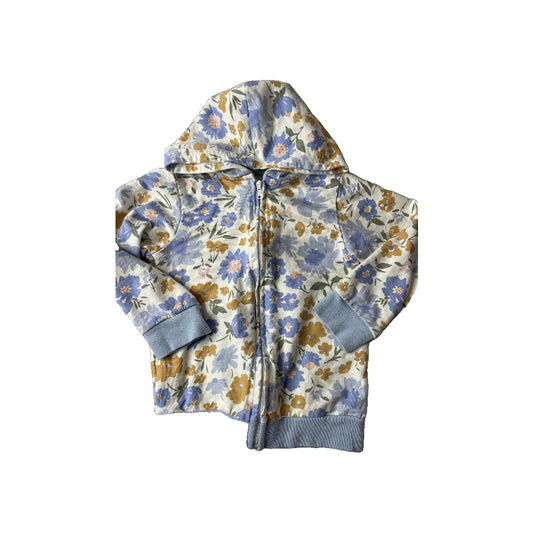 Honest co Girls Flowers Hoodie Size: 4T Flowers