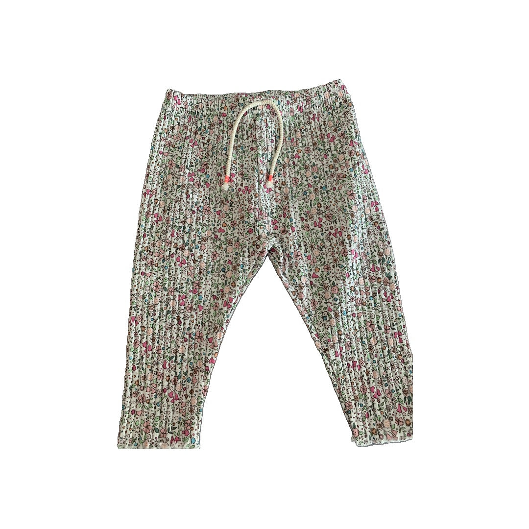 Zara Girls Flowers Pants Size: 3-6 months Flowers